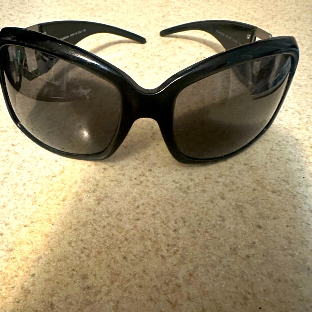 Dolce and Gabbana vintage sunglasses black with rhinestones